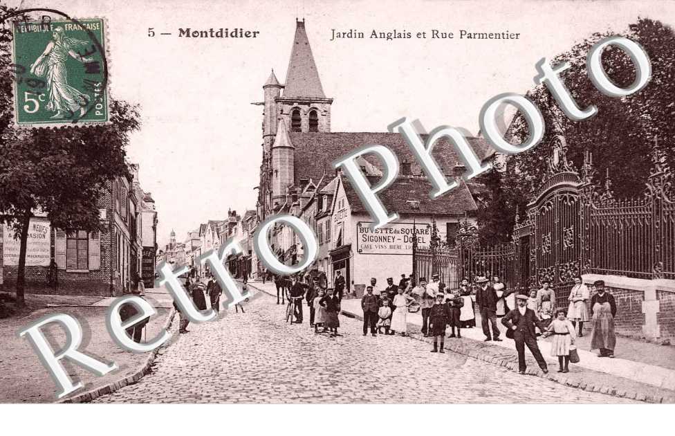 le Jardin Anglais et la Rue Parmentier
