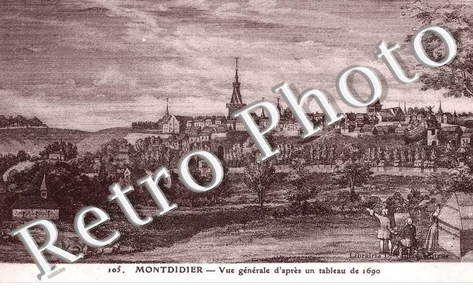 Vue generale d&#039;apres un tableau de 1690