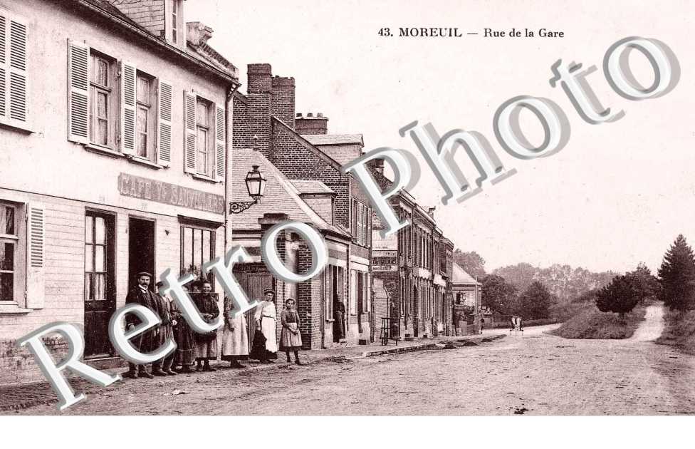 Rue de la gare - Cafe Vve Sauvillers