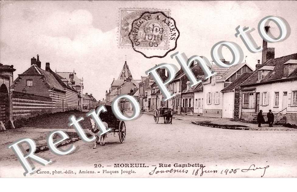 Rue Gambette - attelages de cheval