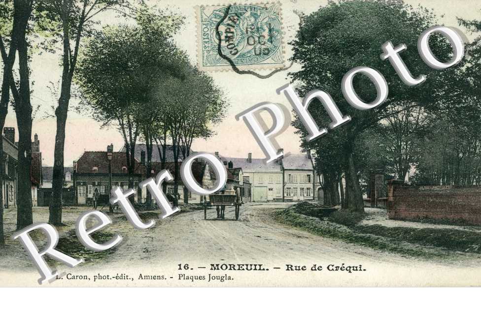Rue de Crequi  - attelage de cheval (couleur)