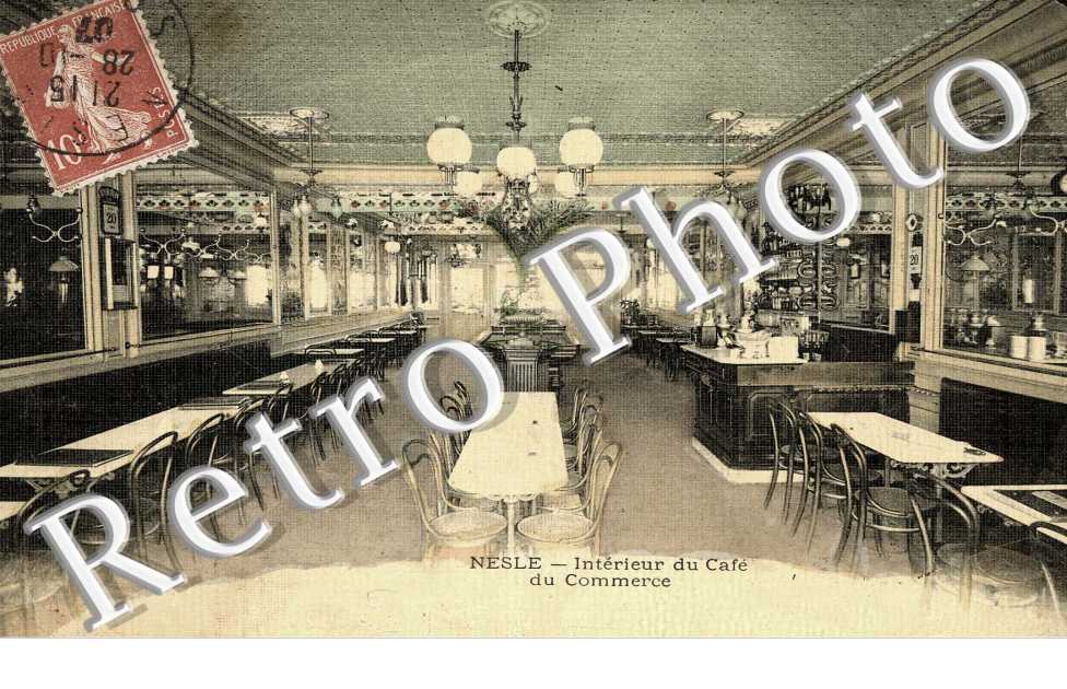 Cafe du commerce vue de l&#039;interieur 