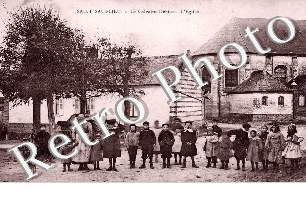 le calvaire Debise, l&#039;eglise  -  entre 1904 et 1914