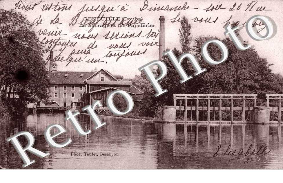 le barrage et les papeteries