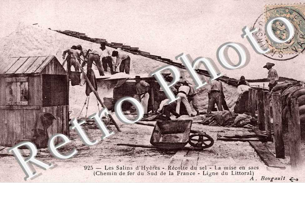 Les salins - recolte du sel
