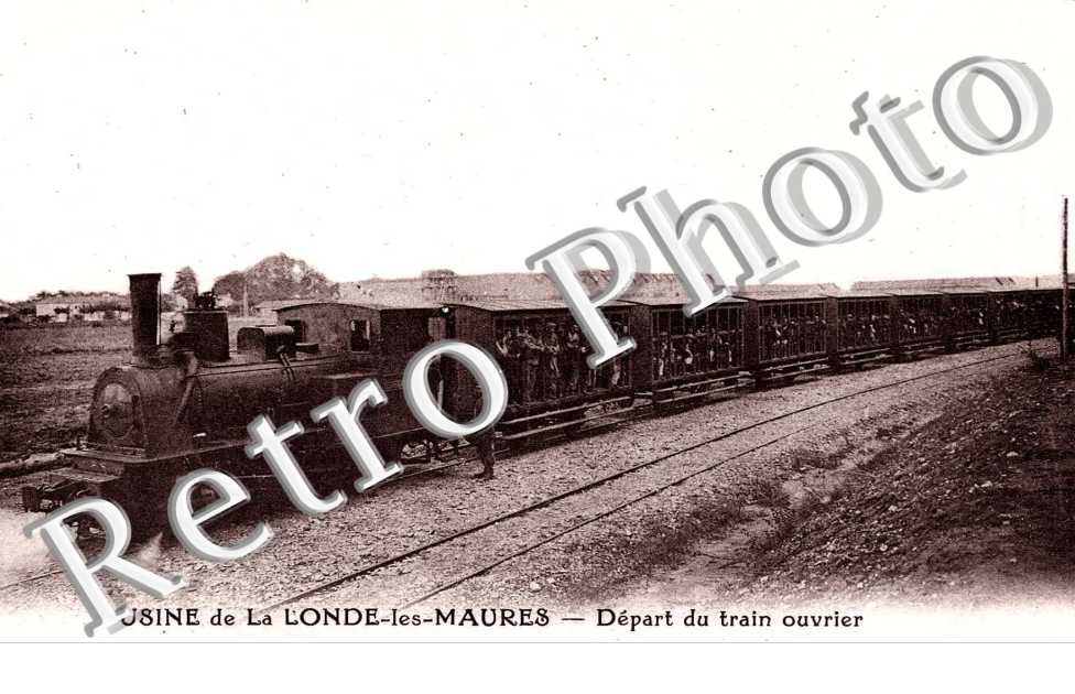 Usine de La Londe-les-Maures DEPART DU TRAIN OUVRIER