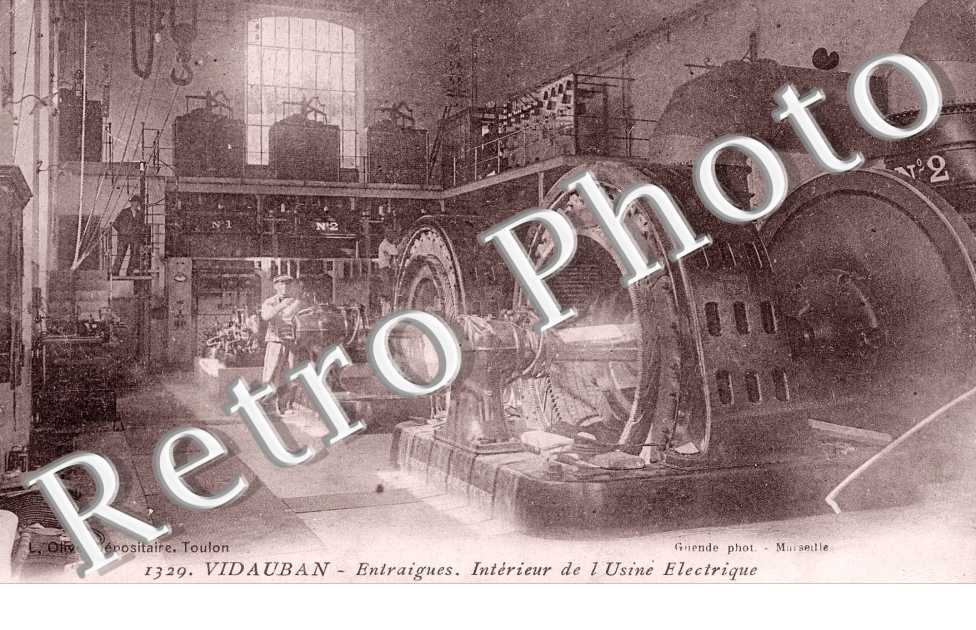VIDAUBAN - Intérieur de l'Usine Electrique