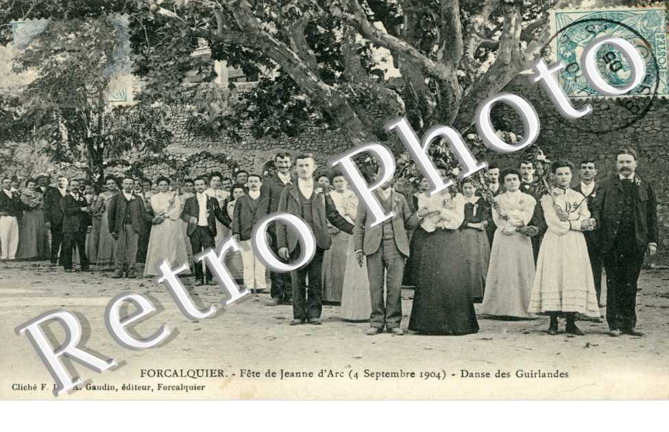 Fête de Jeanne d'Arc ( 4 septembre 1904) Danse des Guirlandes