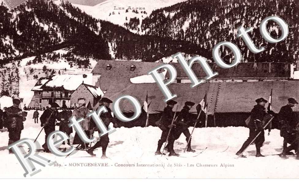 concours international de skis Les chasseurs Alpins