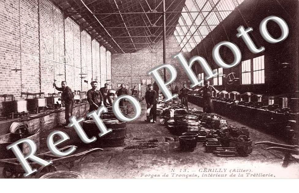 Forges de Troncais, interieur de la Tretilerie