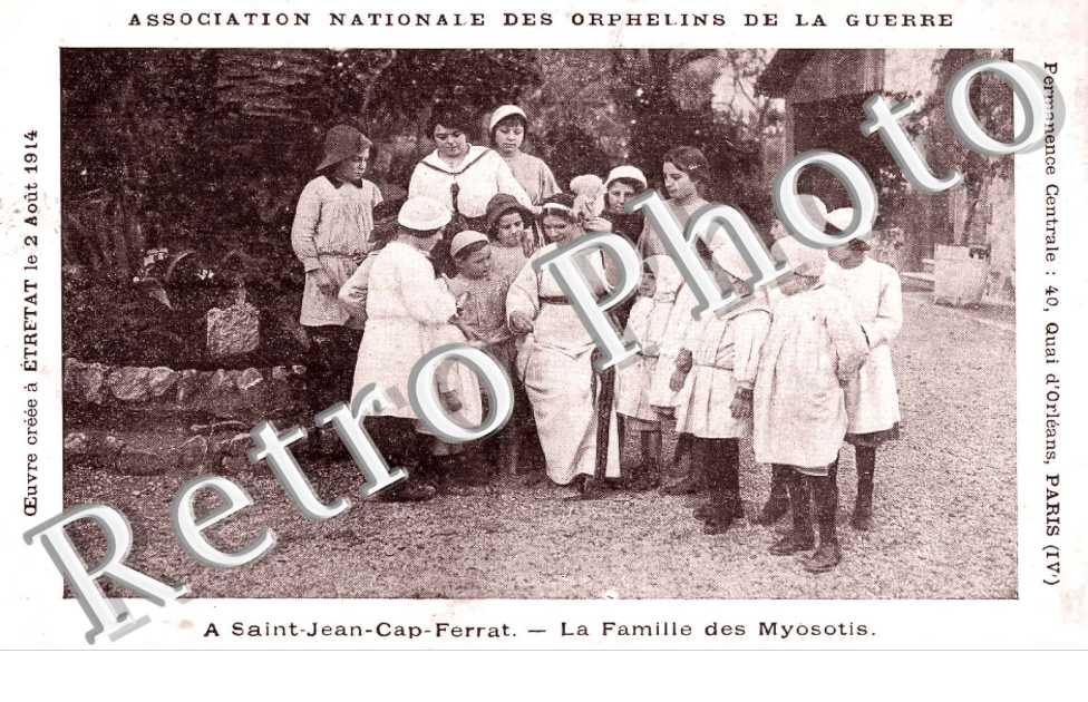 la famille des Myositis (association nationale des orphelins de la guerre)