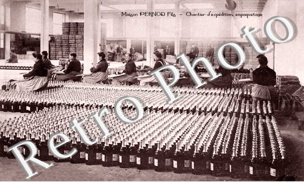 Maison Pernod Fils Chantier d&#039;expedition, empaquetage