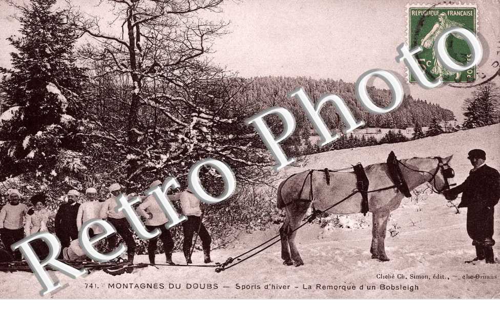 la remorque d&#039;un bobsleigh