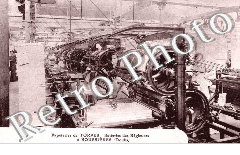 papeterie de Torpes, batteries des regleuses