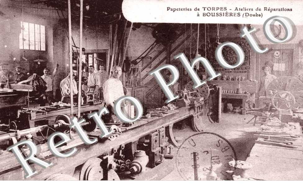 papeterie de Torpes, ateliers de reparations
