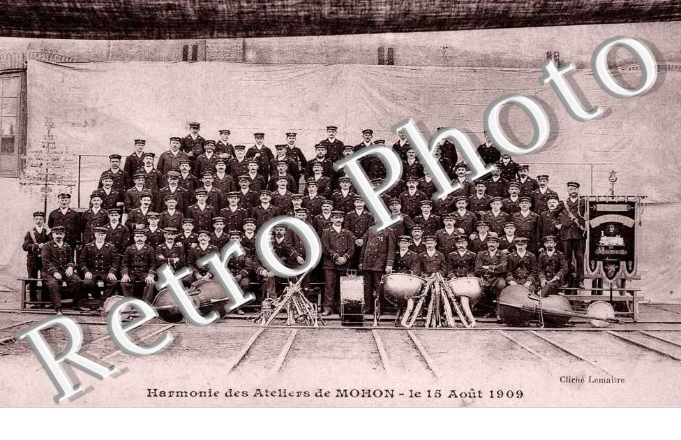 Harmonie des Ateliers de Mohon- le 15 Aout 1909