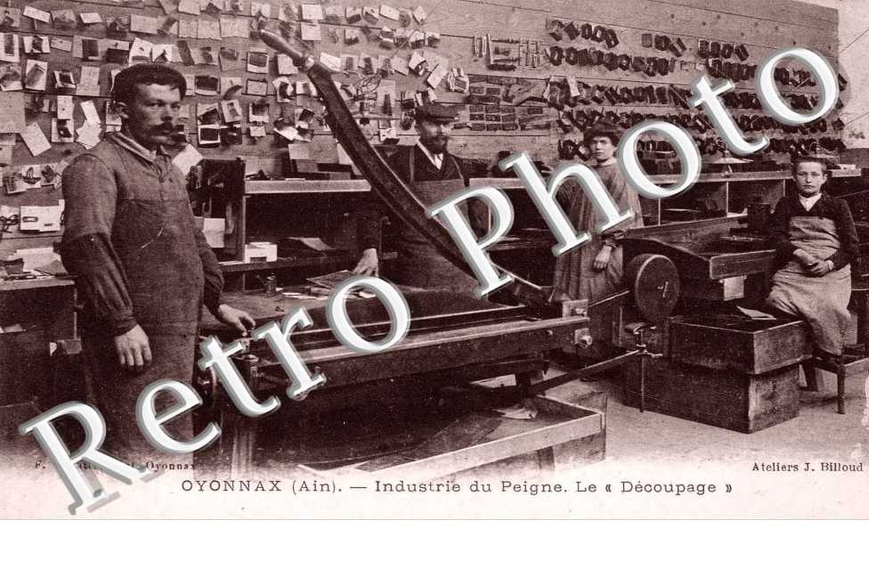 Industrie du Peigne Le decoupage
