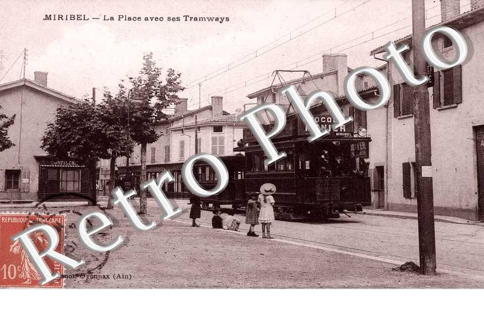 La Place avec ses tramways