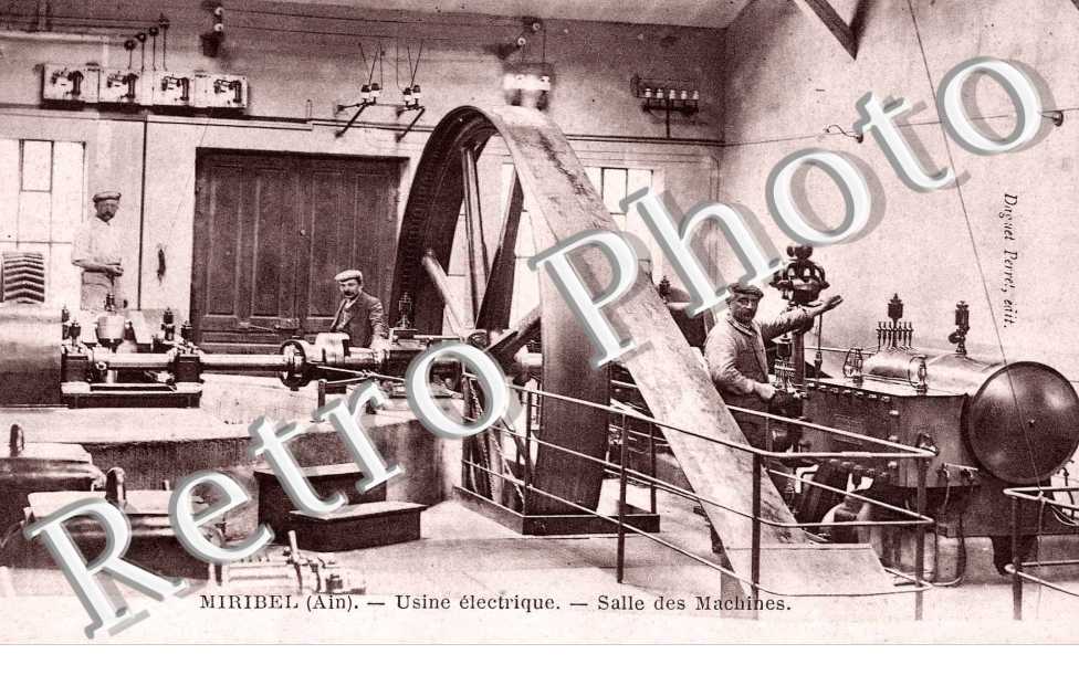 usine electrique, salle des machines
