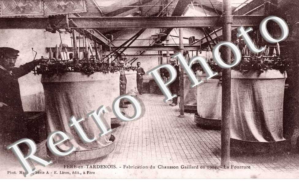 fabrication du chausson Gaillard en 1904 La fourrure