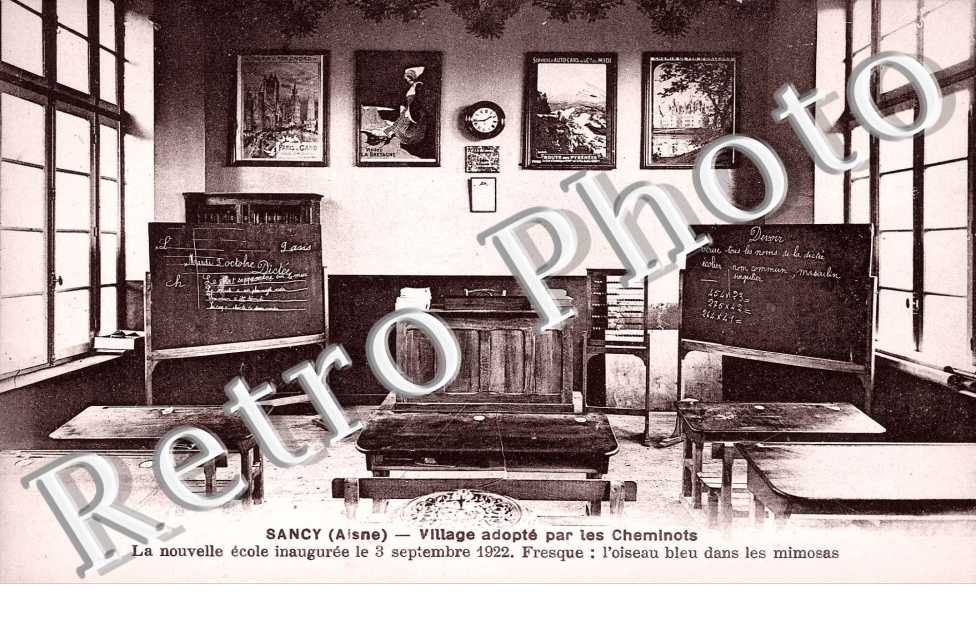 Village adopte par les cheminots - ecole
