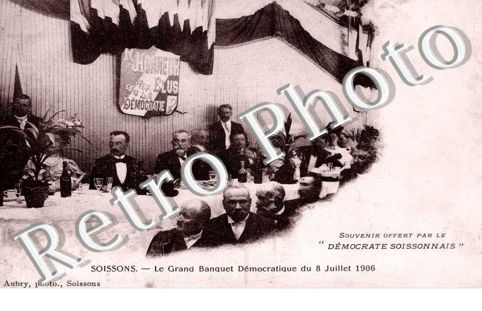 Le grand banquet democratique du 8 juillet 1906