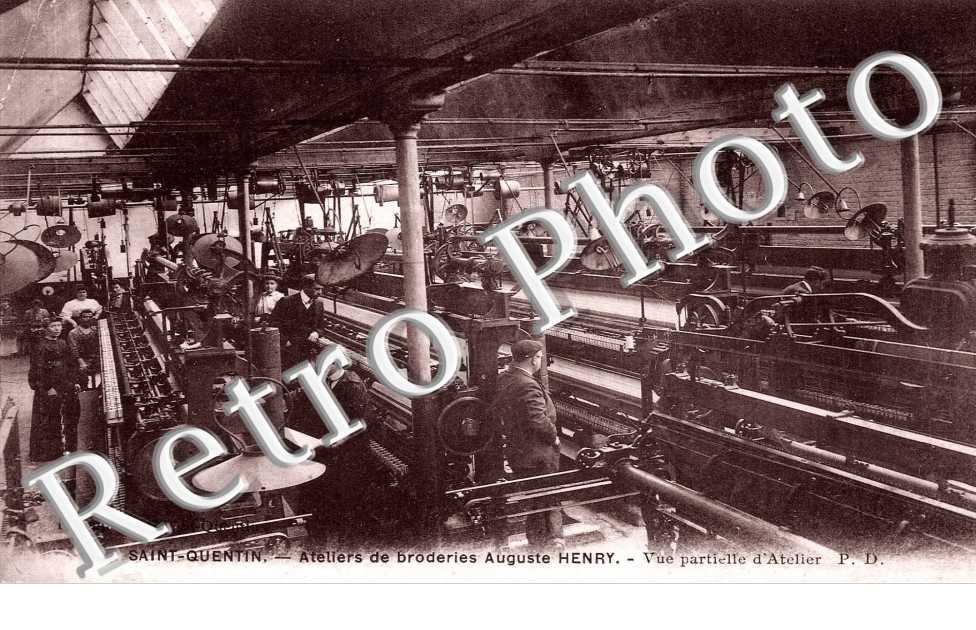 ateliers de broderies Auguste Henry  Vue partielle d&#039;atelier