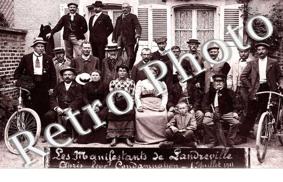 les Manifestants apres leur condamnation 1 juillet 1911