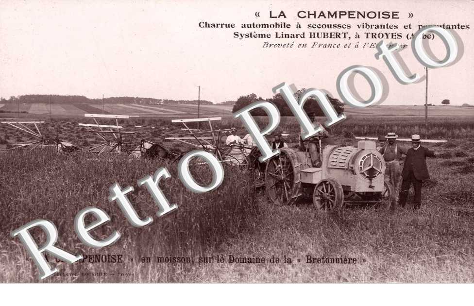 Charrue automobile a secousses - Systeme Linard Hubert