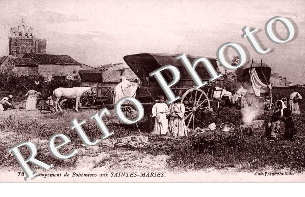 campement de bohemiens