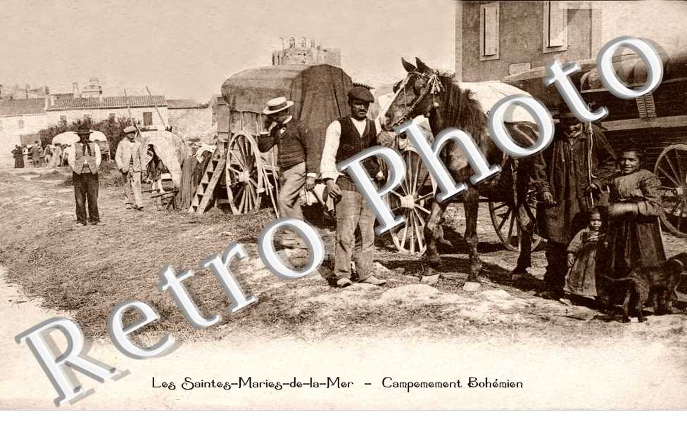 campement bohemien (cheval)