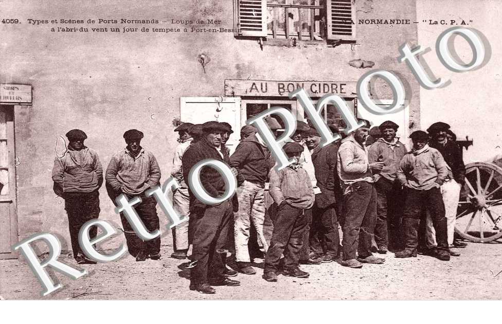 loups de mer a l&#039;abri du vent un jour de tempete