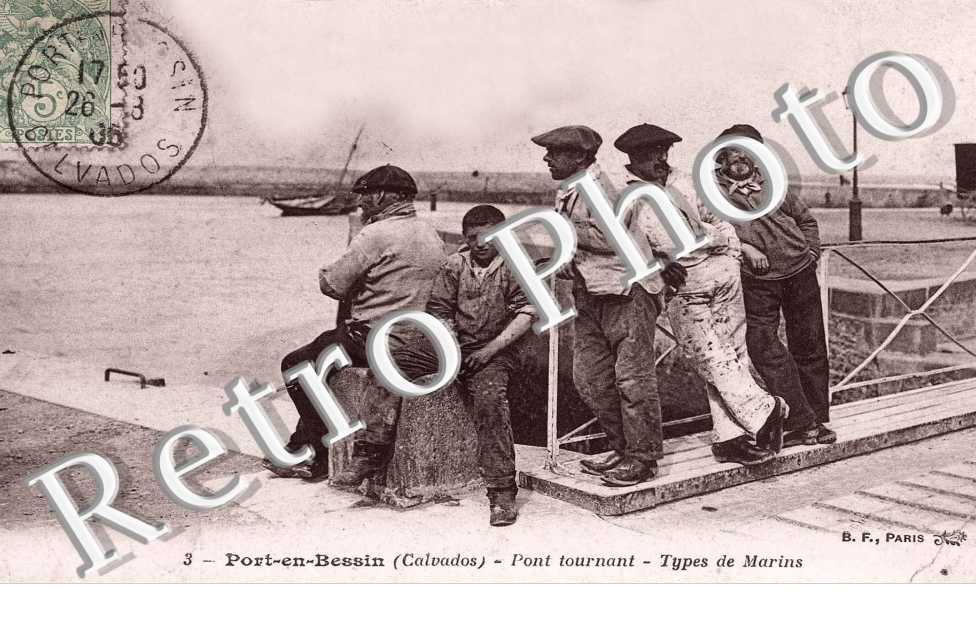 Pont tournant, Types de marins