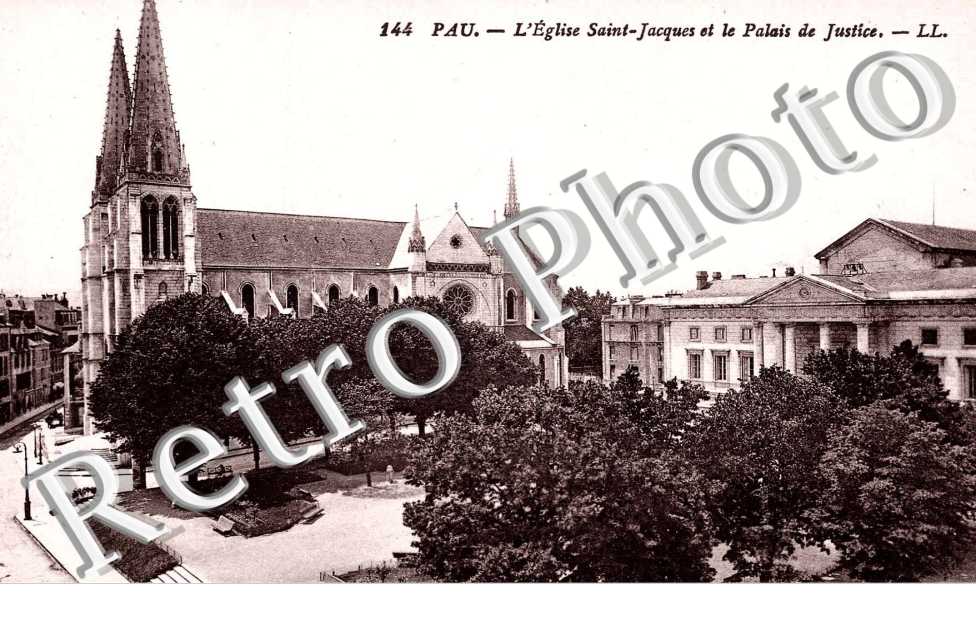 L'EGLISE SAINT-JACQUES ET LE PALAIS DE JUSTICE