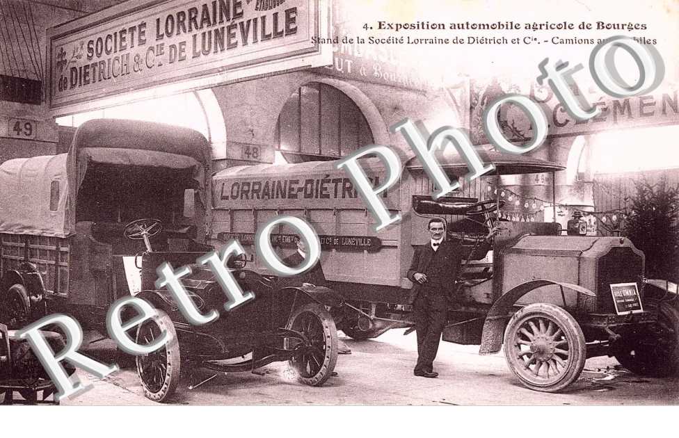 exposition automobile agricole de bourges, lorraine-dietrich