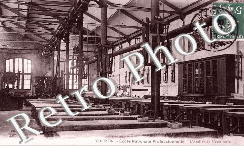 Ecole nationale professionnelle, atelier de menuiserie