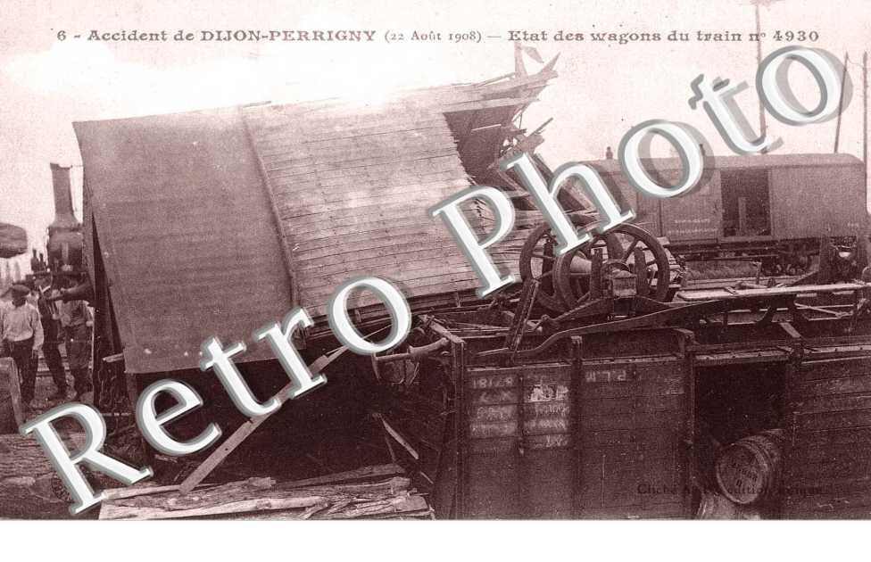 Accident de Dijon-Perrigny - Etat des vagons du train n°4930