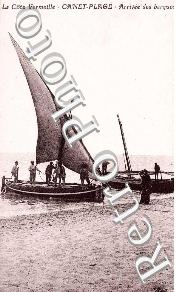 Canet-plage - arrivee des barques