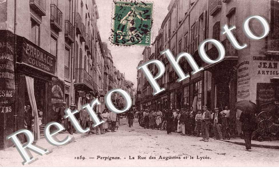 la rue des Augustins et le lycee