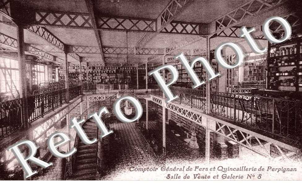 comptoir generale de fers et quincaillerie, salle de vente et galerie nÂ° 8