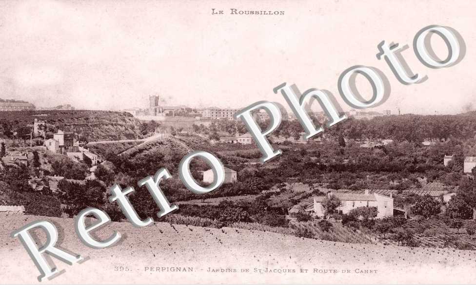 jardins de Saint-Jacques et route de Canet