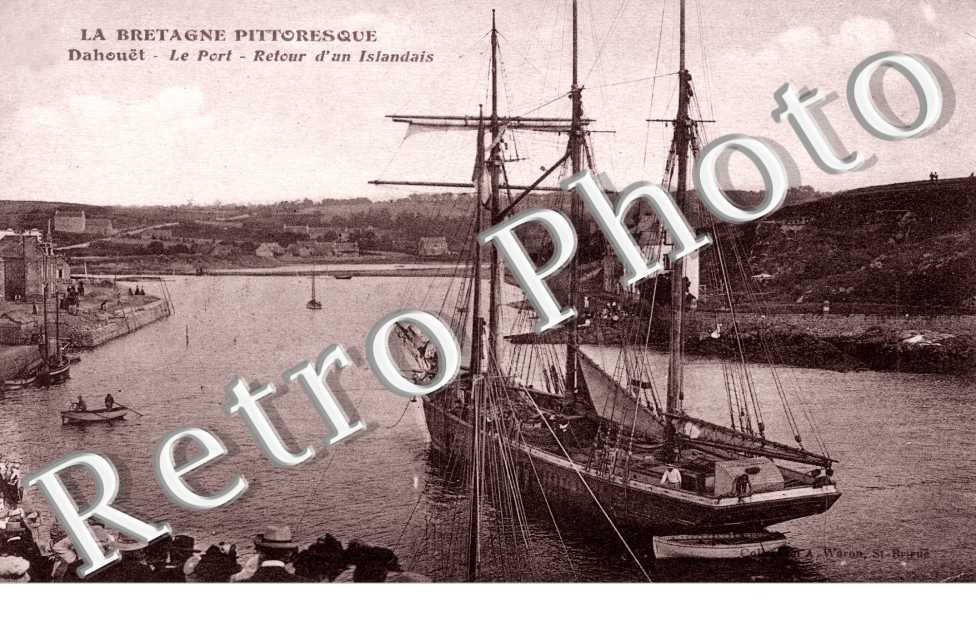 Dahouët - le port - retour d'un Islandais