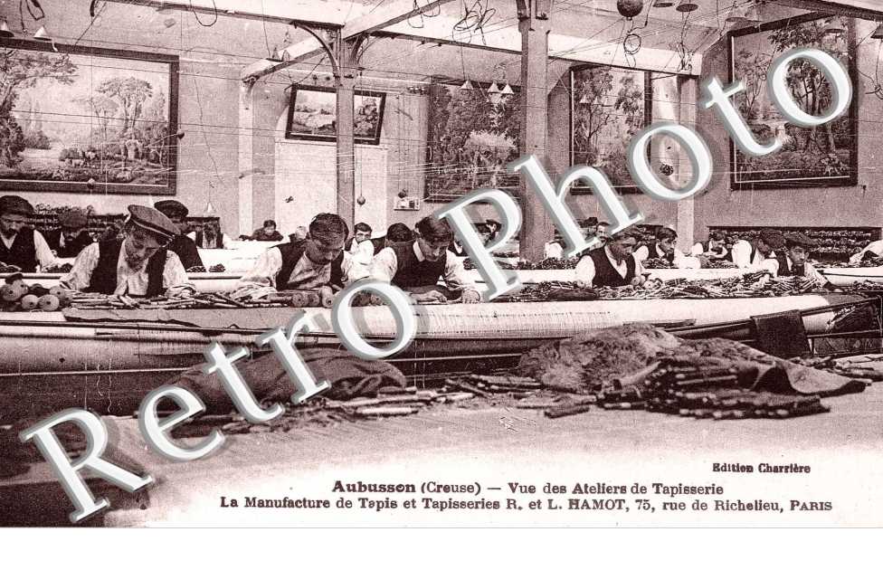 vue des ateliers de tapisserie