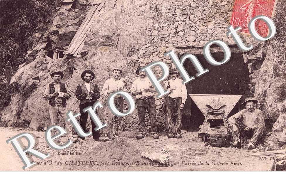 Mines d'or du Chatelet - Entree de la galerie Emile