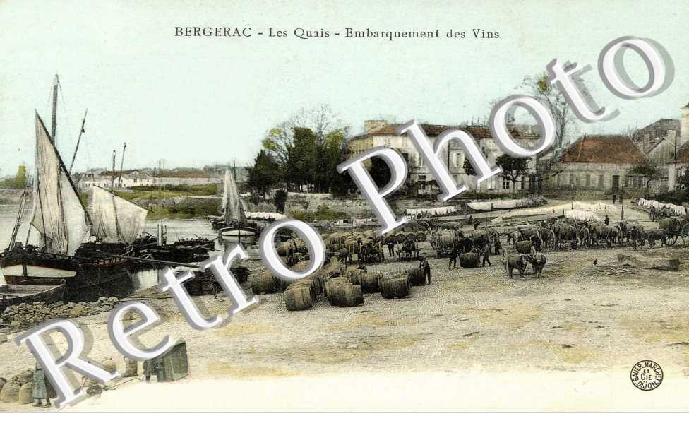 les quais, embarquement des vins