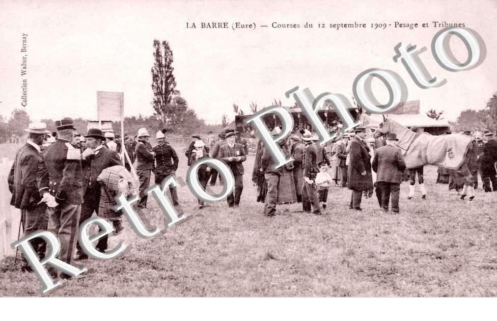 COURSES DU 12 SEPTEMBRE 1909 - pesage et tribunes
