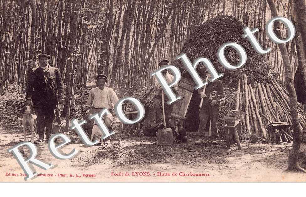 foret de Lyons - hutte de charbonniers