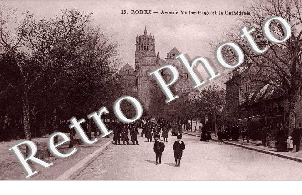 avenue victor-hugo et la cathedrale