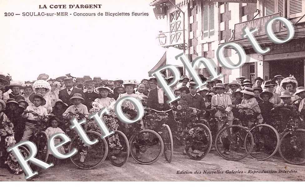 concours de bicyclettes fleuries