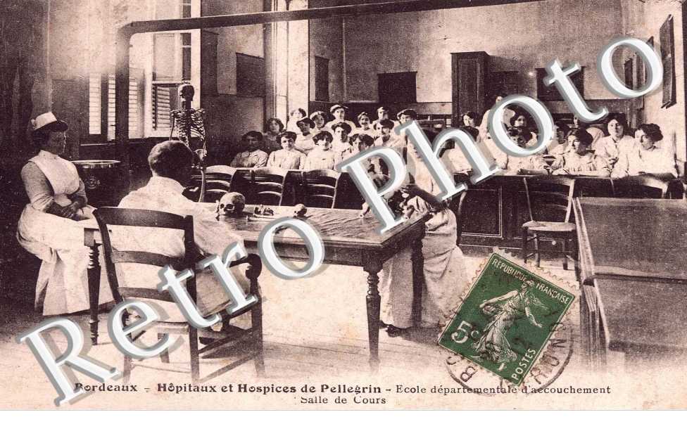 hopitaux et hospices de pellegrin, ecole departementale d'accouchement